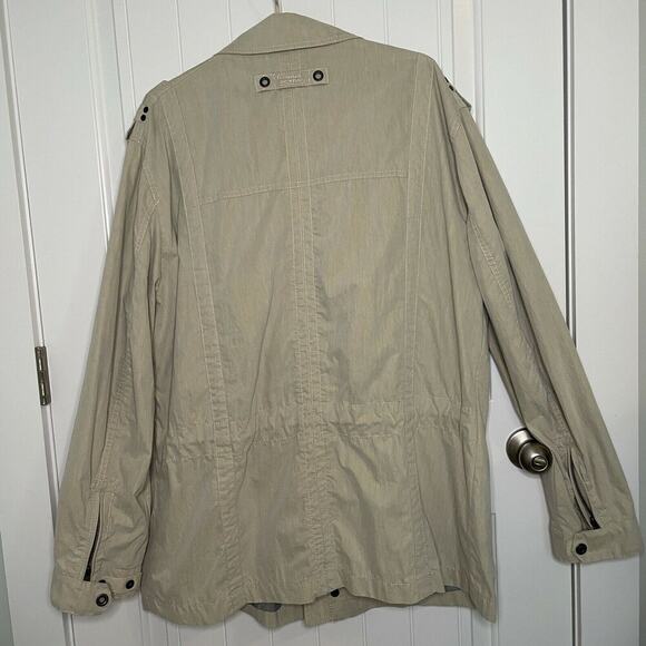 NWT‎ Camel Active Beige Mens Pocketed Vented Long Sleeve Safari Jacket GB 48/XL - Picture 10 of 13